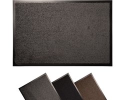 Hekomat Droogloopmat Grijs|60x80 voor Binnen| Anti slip
