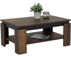 Hela - Salontafel - Bruin - 90x60x41 cm