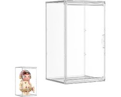 Heldere Acryl Vitrine voor Verzamelobjecten, Ideaal voor Pop Figuren en Auto Modellen, Grote Displaykast voor Collecties