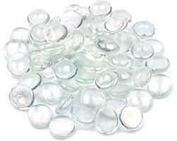 Heldere glazen kiezels - decoratie - 170-180 stuks - 15mm-20mm