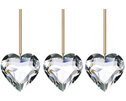 Heldere Kristallen Prism Bol - Hanger Zonnevange - Suncatcher voor raam, balkon en tuin - 3 stukken wit