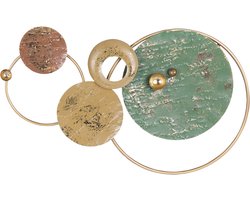 HELIUM - Wanddecoratie - Goud - Metaal