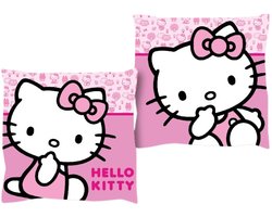 Hello Kitty Kussen - 38 x 38 cm - Roze - Kinderkamer - Decoratie