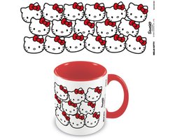 Hello Kitty Many Kittys Unisex Kop - meerkleurig - Standard