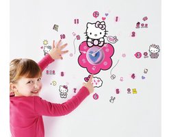 Hello Kitty Tick Tock Clock - Sticker - Multi