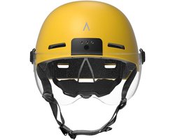 Helm Actiecamera - Motorcamera Fietshelm - Veilig Rijden - Ingebouwde Verlichting - XL - Geel