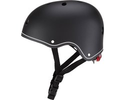 Helm - Globber Helm Primo XS/S Black - zwart - LED verlichting - ABS helm met EPS schuim - verstelbaar - XS-S 48-53cm