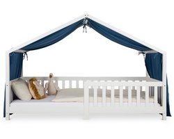 Hemel voor het bedje, mousseline LIAN, 1 stuk – donkerblauw