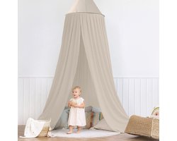 Hemelbed Kinderkamer 245 cm - in 5 kleuren - Hemelbed Meisjes, Jongens & Baby - Hemelbed Gordijnen - Klamboe Tweepersoonsbed - Sky Babybed
