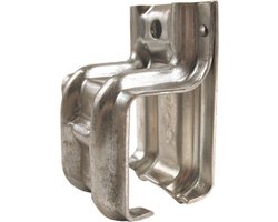 Henderson Raildrager - 1 - staal verzinkt - voor wandmontage - voor rail systeem 290 - max 200 KG