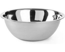 HENDI Beslagkom – Roestvrij staal – 3,3L – Vaatwasserbestendig – ⌀259x(H)92mm