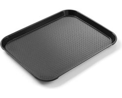 HENDI Compact dienblad – fastfood stijl – zwart – 265x345 mm – polypropyleen