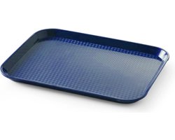 HENDI Compact fastfood dienblad – blauw – 265x345 mm – lichtgewicht polypropyleen