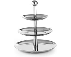 HENDI Etagère – 3 plateaus – roestvast staal – vaatwasmachinebestendig – ø268x(H)320 mm