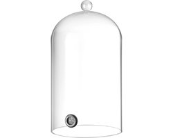 HENDI Glazen stolp met ventilatieopening – Borosilicaatglas – Ø150x(H)280 mm