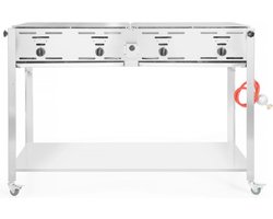 HENDI Grill-Master Quattro – 4 branders – roestvast staal – 1330x600x920 mm