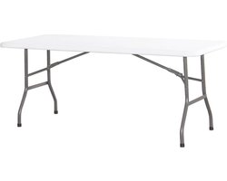 HENDI Inklapbare buffettafel – HDPE blad – 1800x740 mm – max. belasting 150 kg – eenvoudig te reinigen