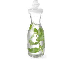 Hendi Karaf met Deksel en Schenkklep - 1 Liter Waterkan - Kunststof - Ø9,2 x (H)24,5cm
