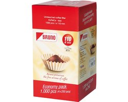 HENDI Papieren koffiefilters - 1000 stuks - Ø245 mm - Voor commerciële koffiezetapparaten