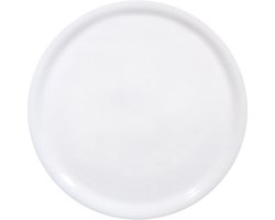 HENDI Pizzabord – Geglazuurd porselein – Vaatwasmachinebestendig – Ø 330 mm – Wit