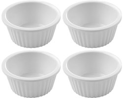 HENDI Ramekin 35 ml melamine, set van 4 voor serveren op tafel