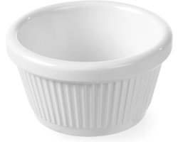 HENDI Ramekin – 50 ml – Geribbeld – Melamine – Vaatwasmachinebestendig