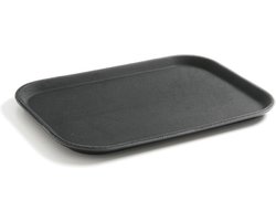 HENDI Rechthoekig dienblad – antislip rubberen laag – schokbestendig – 255x355 mm – zwart