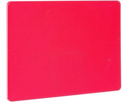 HENDI Rode snijplank – HACCP gecertificeerd – LDPE – 530x325x10 mm – dubbelzijdig gebruik