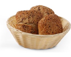 HENDI Rond broodmandje – breukvast poly-rotan – vaatwasserbestendig – ⌀200x(H)65mm