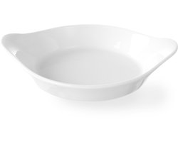 HENDI Ronde ovenschaal – porselein – thermoshock bestendig – 0,15L – 185x152x40 mm