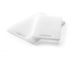 HENDI Snijplank met handgreep – polyethyleen – 300x200 mm – wit