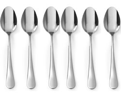 HENDI Tafellepel set – hoogglans afwerking – roestvast staal – 205 mm – 6 stuks