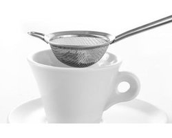 HENDI Theezeef – Fijnmazig – Met draadgreep – Roestvast staal – ⌀70x225 mm