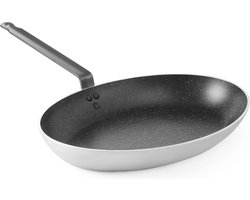 HENDI Vispan – Superieure hittegeleiding – Marble anti-aanbaklaag – 280x400 mm – Geschikt voor alle hittebronnen