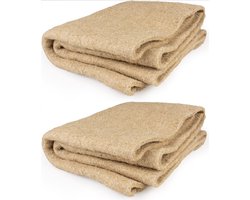 Hennepdeken - hennepmat - 58x31cm - Voor knaagdieren - 2 stuks