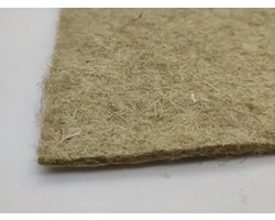 Hennepvezel mat - Biologisch koolstofneutraal substraat - moeiteloos en schimmelvrij kweken van zaden en kiemgroenten - pakket van 10 stuks