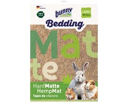 Hennepvezel Mat BUNNY NATURE - Omkeerbaar, Hygiënisch en Duurzaam - 100x40 cm