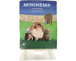 Hennepvezelstrooisel bodembedekking knaagdier 48 ltr