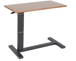 Hennova Bedtafel - Laptop tafel - Bijzettafels - Laptopstandaard - Laptop standaard verstelbaar - Ingebouwde wielen - In hoogte verstelbaar - Makkelijk te verplaatsen - Bruin