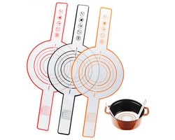 Herbruikbaar Bakpapier Siliconen - 52,5×21,5 cm - 3 stuks - BPA-vrij en PFAS-vrij - Multifunctionele siliconen bakmat - Sling-bakmat met lange handgreep - Broodbakmat - Geschikt voor airfryer, oven en magnetron
