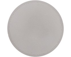 Herbruikbaar RVS Koffiefilter, Fijnmazig Metaalfilter voor Cafetieres en Koffiezetapparaten, Duurzaam en Makkelijk Schoon te Maken Alternatief voor Papieren Filters