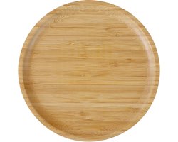 Herbruikbare bamboeplaten - 3 maten - milieuvriendelijke servies (4-delige set - 20 cm)