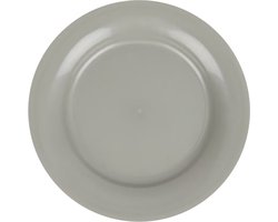 Herbruikbare Borden BACO - Grijs - Kunststof - Vaatwasserbestendig - Ø 20 cm - Set van 5