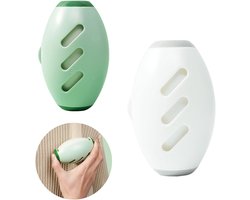 Herbruikbare pluisroller - wasbare kleverige gelpluisroller - 2 stuks - dierenhaarverwijderaar - pluisroller - draagbare sticker - sticky lint roller voor kleding en meubels