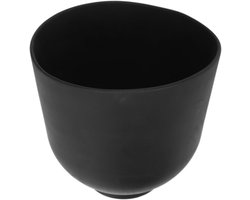 Herbruikbare siliconen mengkom voor gezichtsmaskers en cosmetica - groot formaat - multifunctioneel - ruimtebesparend - zwart - beauty accessoire