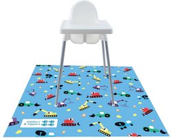 Herbruikbare Spatmat 130cm x 130cm | Waterdicht, Antislip, Machinewasbaar | Ideaal voor Kinderstoel, Picknicks en Creatieve Activiteiten