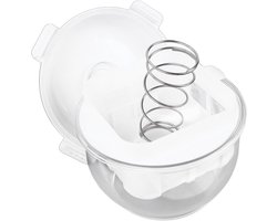 Herbruikbare Yoghurt Maker Zeef Kit voor Kaas en Yoghurt Bereiding - Fijne Maasfilter - Grote Capaciteit - Keukengereedschap - Transparante Container - Yoghurt Strainer met Ronde Vorm