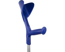 Herdegen Elleboogkruk - Een eenheid - Wandelkruk - Ergonomisch - Gesloten manchet - Evolution - Blauw