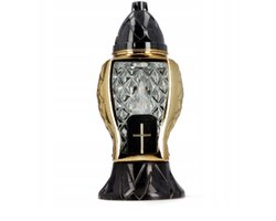 Herdenkinglicht Dubai gold led grafdecoratie grafkaars windlicht lantaarn decoratie graflantaarn