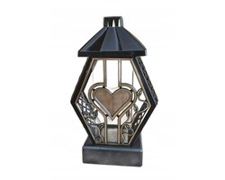 Herdenkinglicht love extra grafdecoratie grafkaars lantaarn windlicht decoratie Graflicht